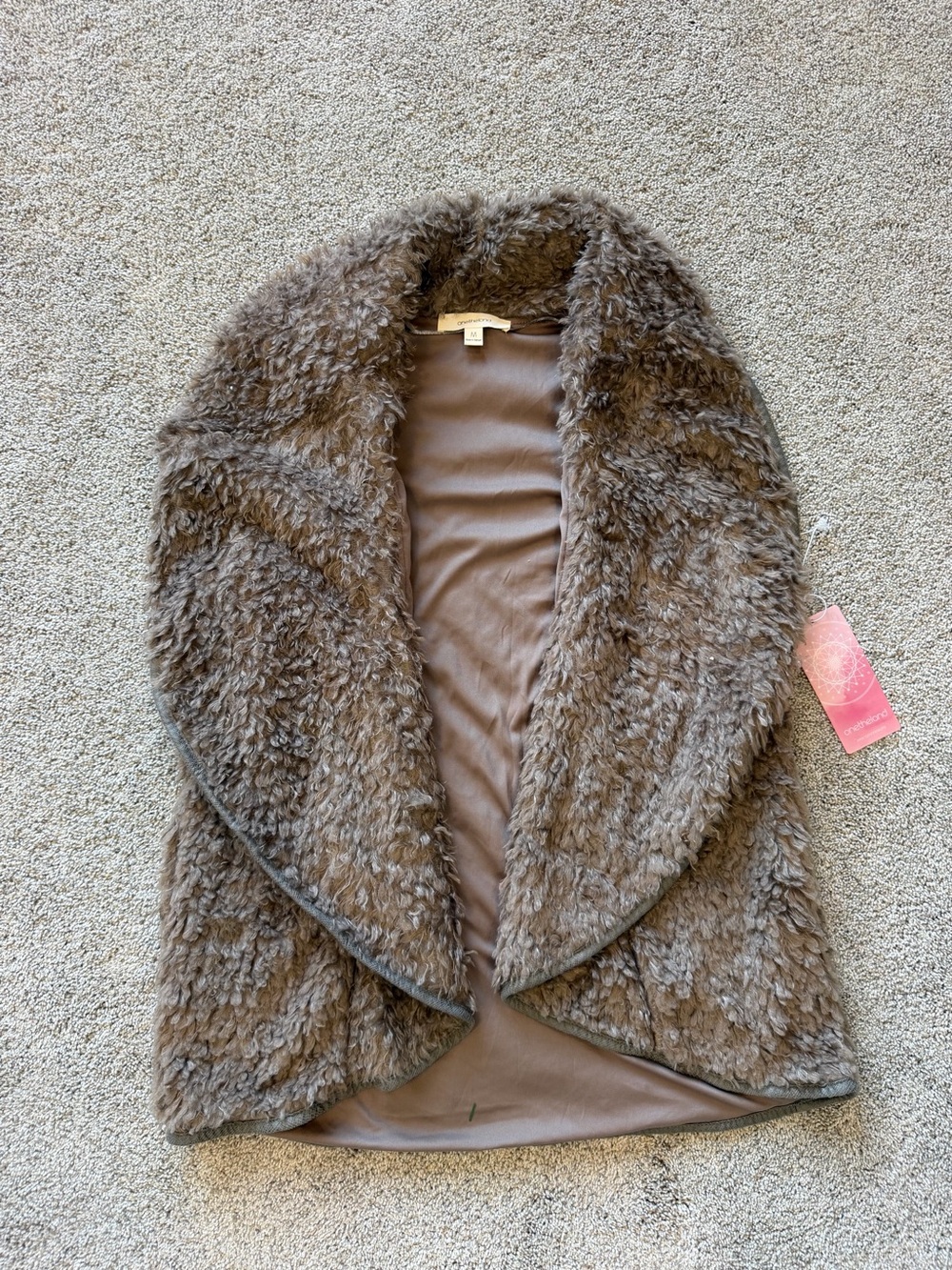 NEW Women’s Onetheland Faux Fur Vest- Size Medium